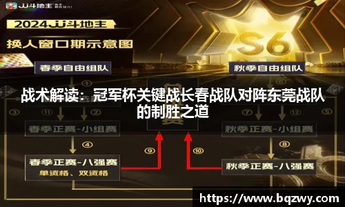战术解读：冠军杯关键战长春战队对阵东莞战队的制胜之道