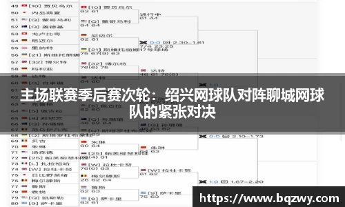 主场联赛季后赛次轮：绍兴网球队对阵聊城网球队的紧张对决